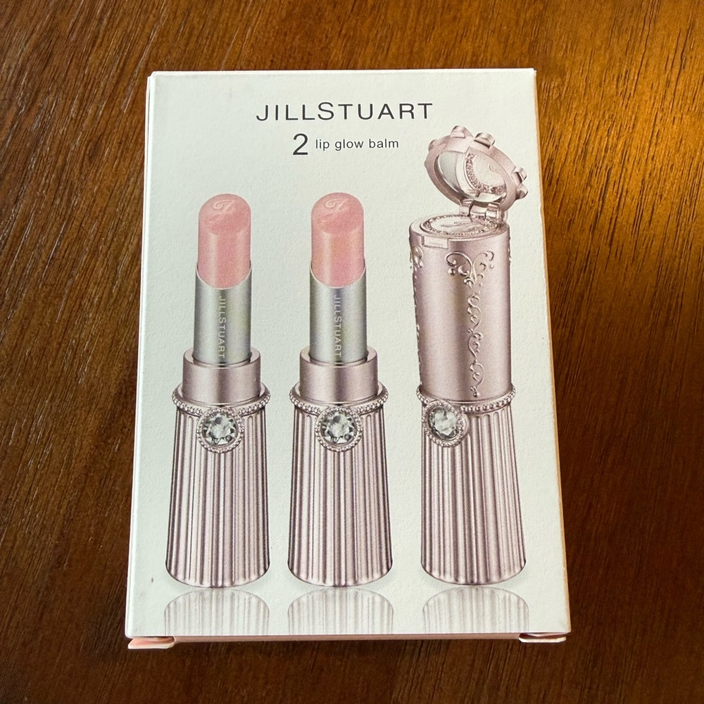 Jill Stuart Pink Lip Glow Balm Set in shade 01